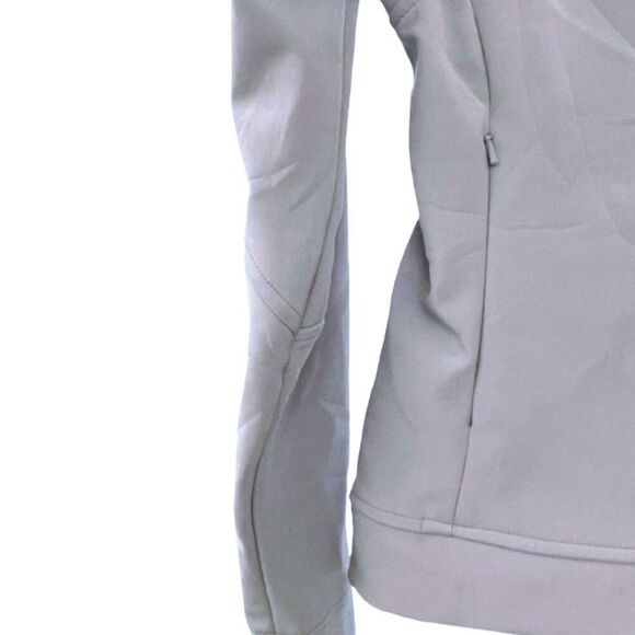 THE NORTH FACE Apex Bionic Soft Shell Fleece  Jacket Full Zip Grey & Pink XS - Picture 5 of 7